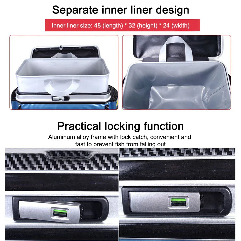 Multifunction Fishing Bag Rod Bait Fish Storage Bag