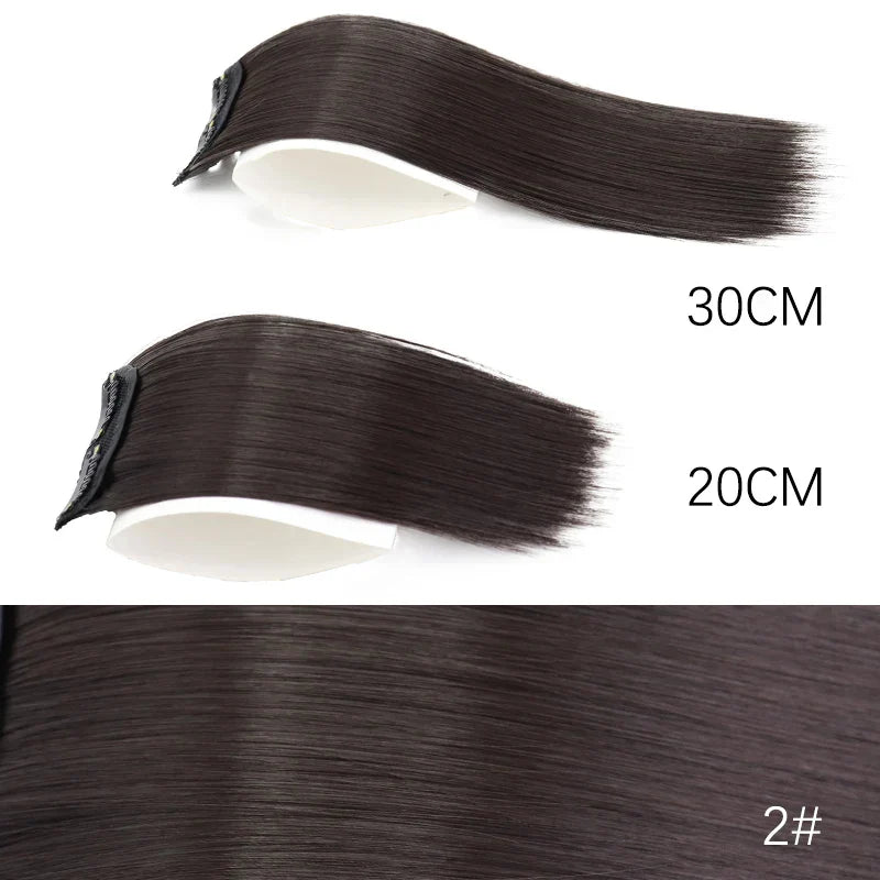AZQUEEN Synthetic 20cm/30cm Invisible Straight Pads Clip In