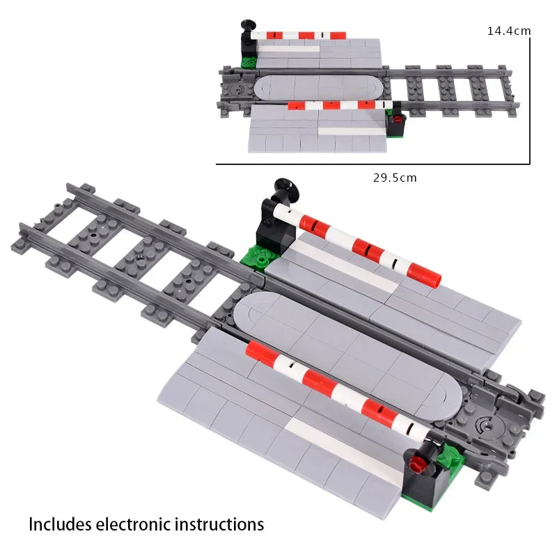 City Trains Train Rail Crossing Track Rails Soft