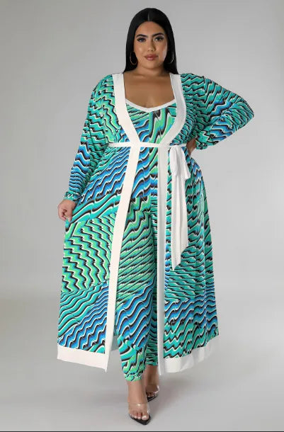Wmstar Plus Size Dress Sets 2 Piece Outfits