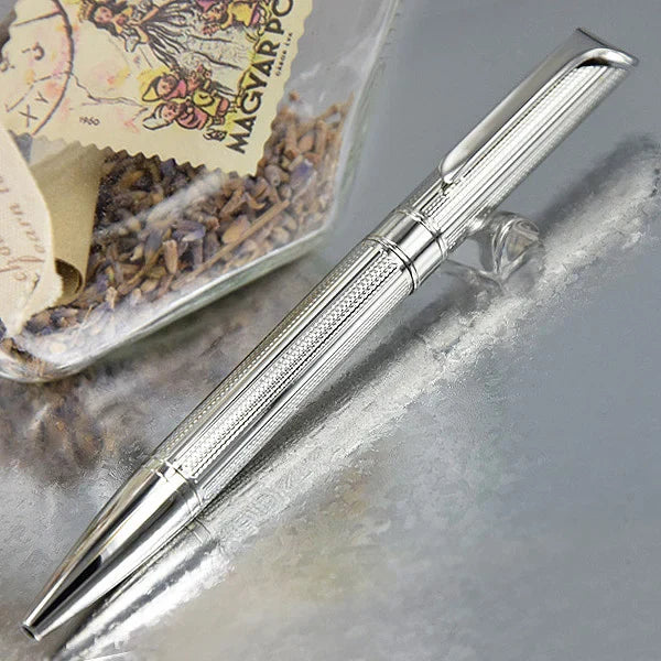 MBS Luxury Christmas Gift Ballpoint Pen Metal Grid