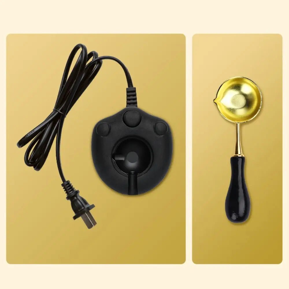 Electric Sealing Wax Furnace Cat Paw with Wood