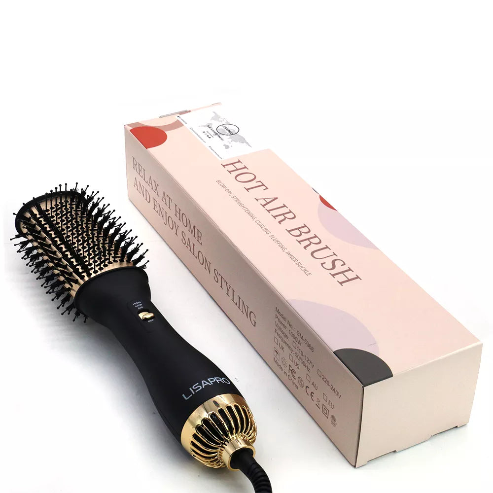 LISAPRO One-Step Hot Air Brush&Volumizer PLUS 2.0 Hair