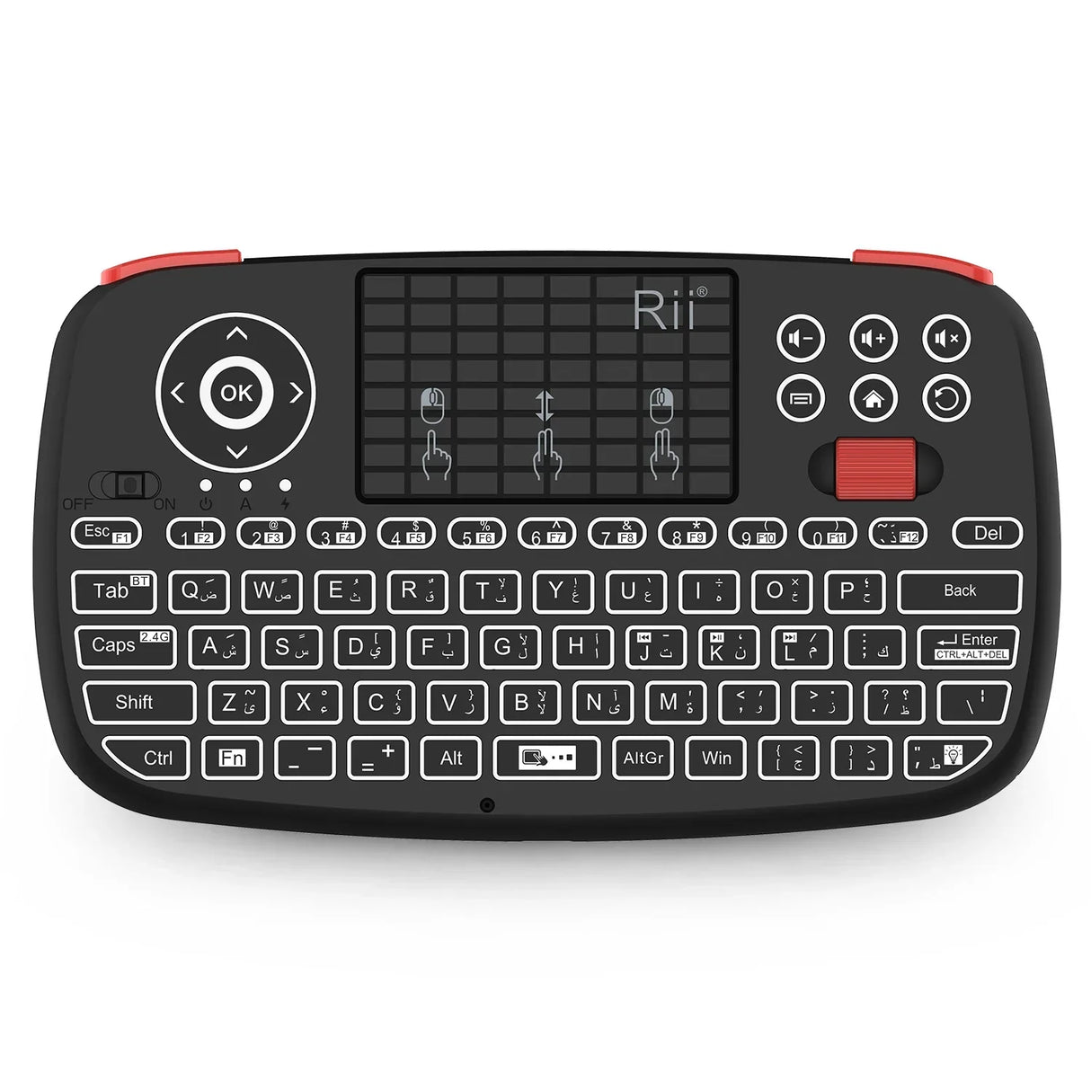 Rii i4 Mini BT Wireless Keyboard With Touchpad