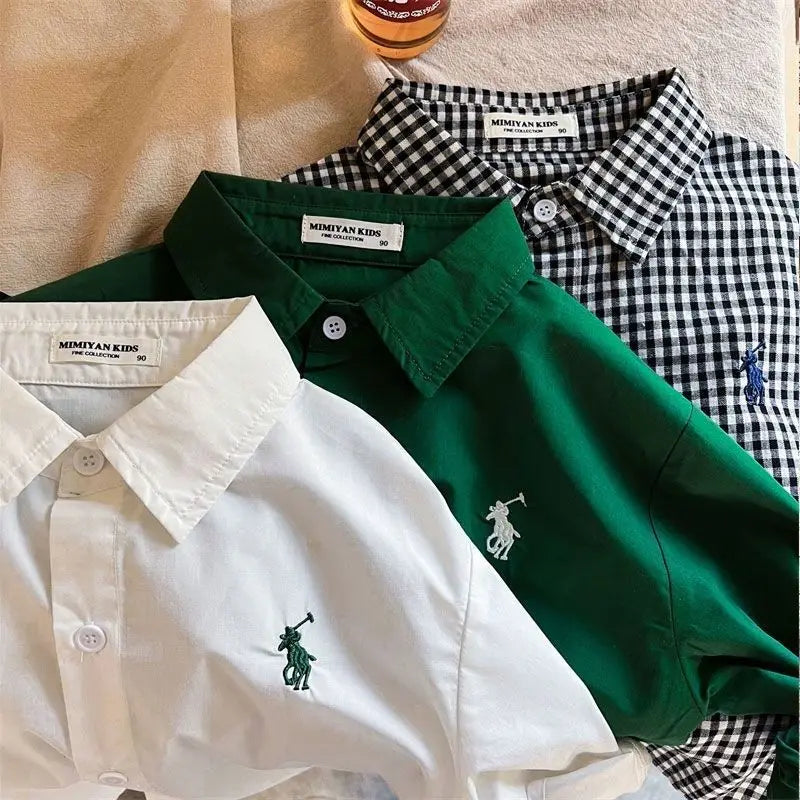 Children's shirt Spring and Autumn style medium and