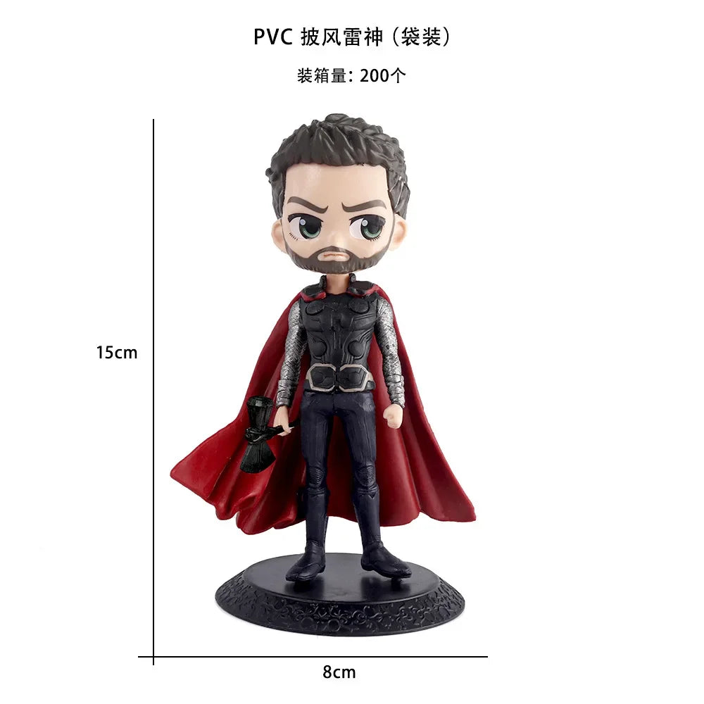Hot Toys Cartoon Q-version Big Head Avengers Justice