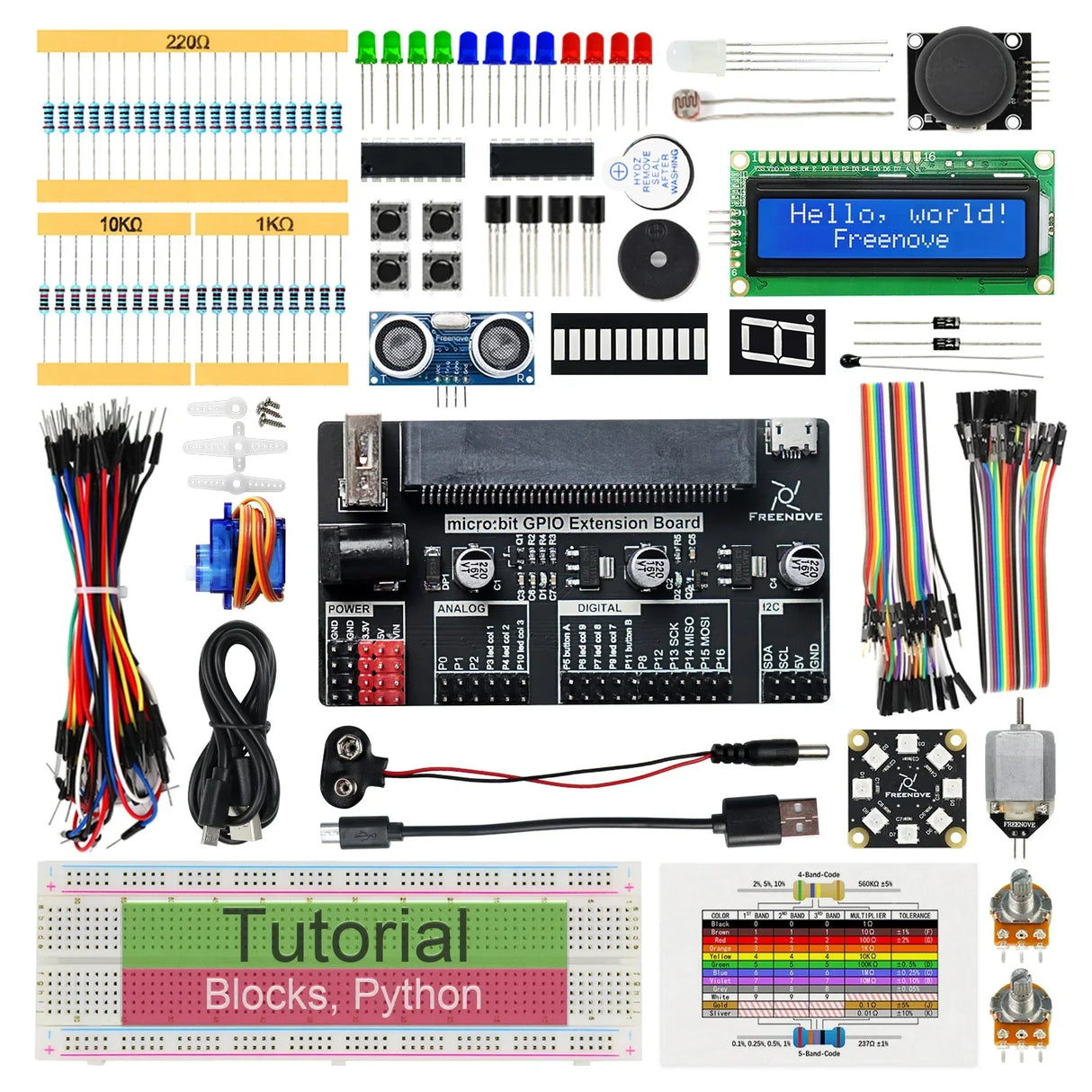 Freenove Super Starter Kit for BBC micro:bit V2,