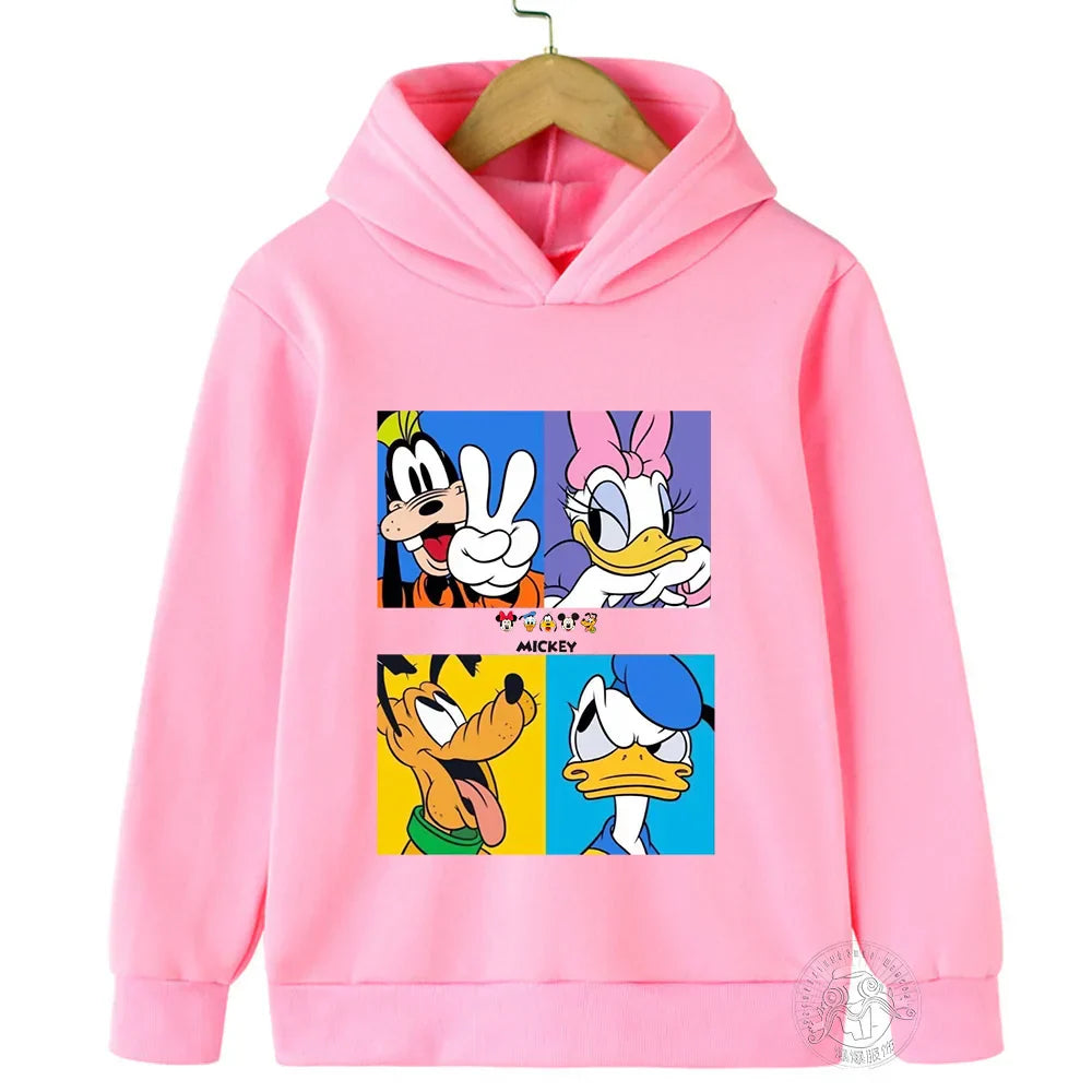 Sweatshirts Manga Anime Mickey Minnie Mouse Hoodie Kid