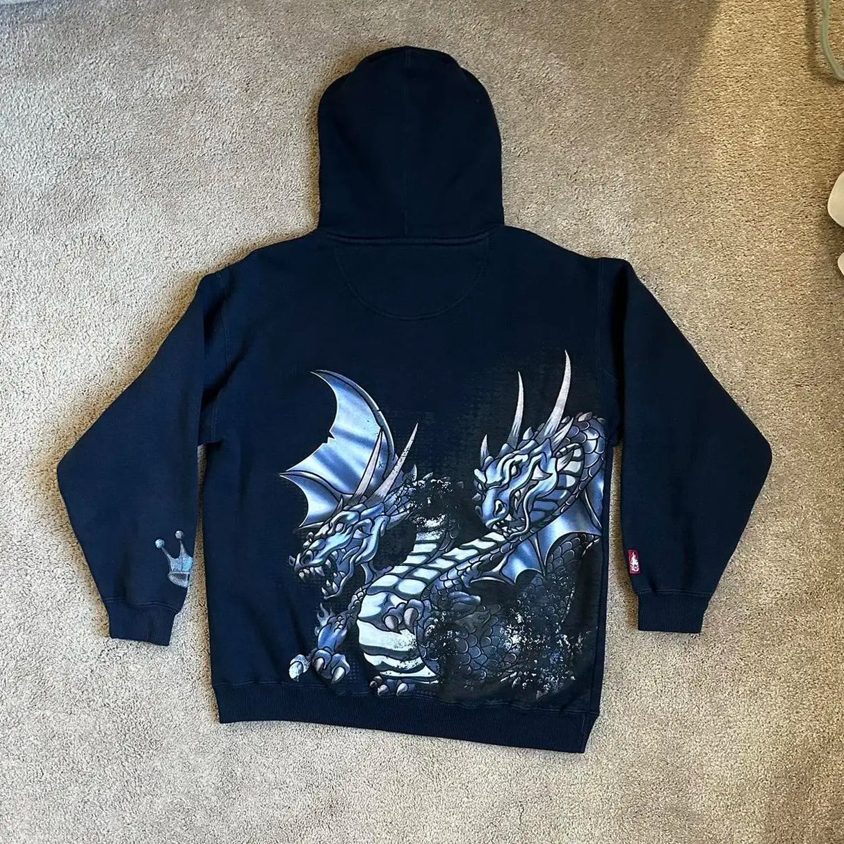 JNCO Hoodie Y2K Pullover Sweatshirt Harajuku Hip Hop
