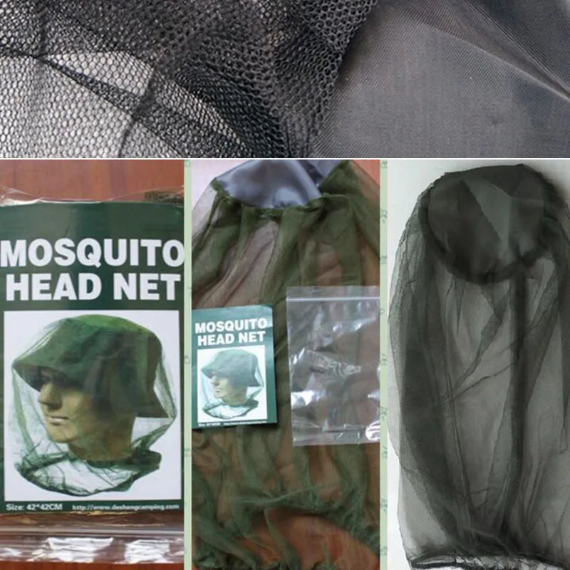 Safe Travel Camping Mesh Cap Insect-proof Hat Net