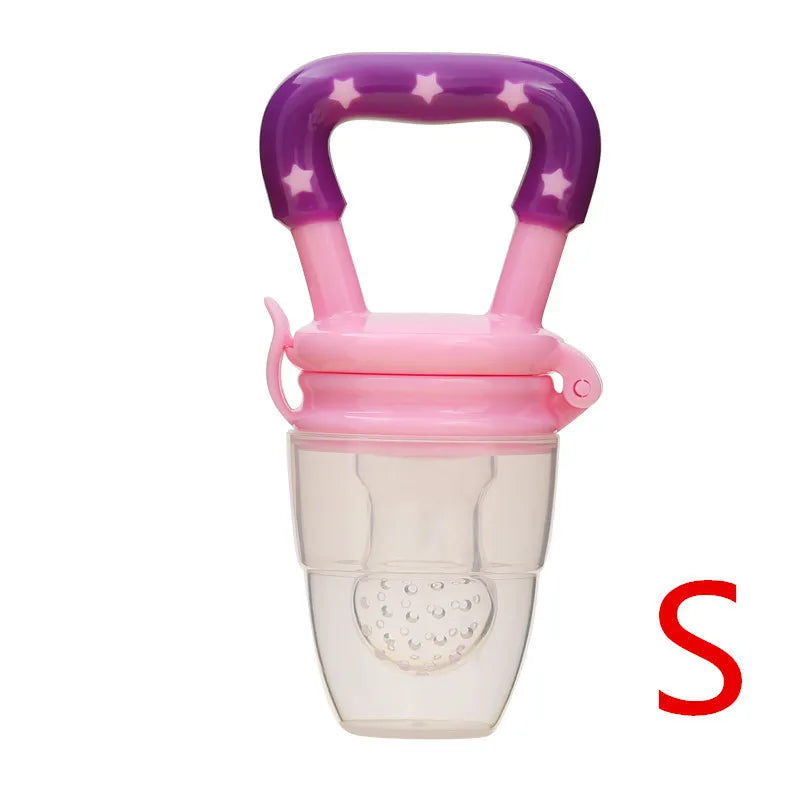 Silicone Baby Fruit Feeder with Cover Baby Nipple