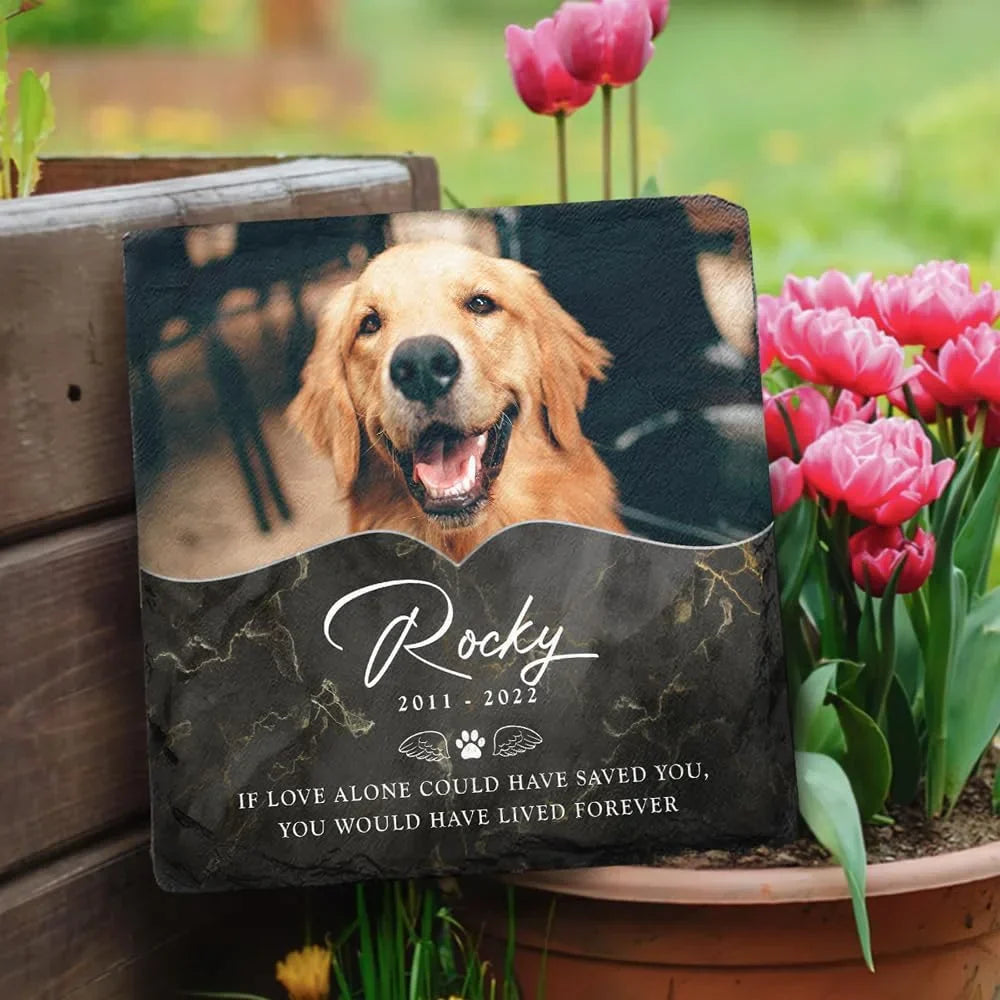 Custom Pet Memorial Stones Pet Grave Stones Personalized
