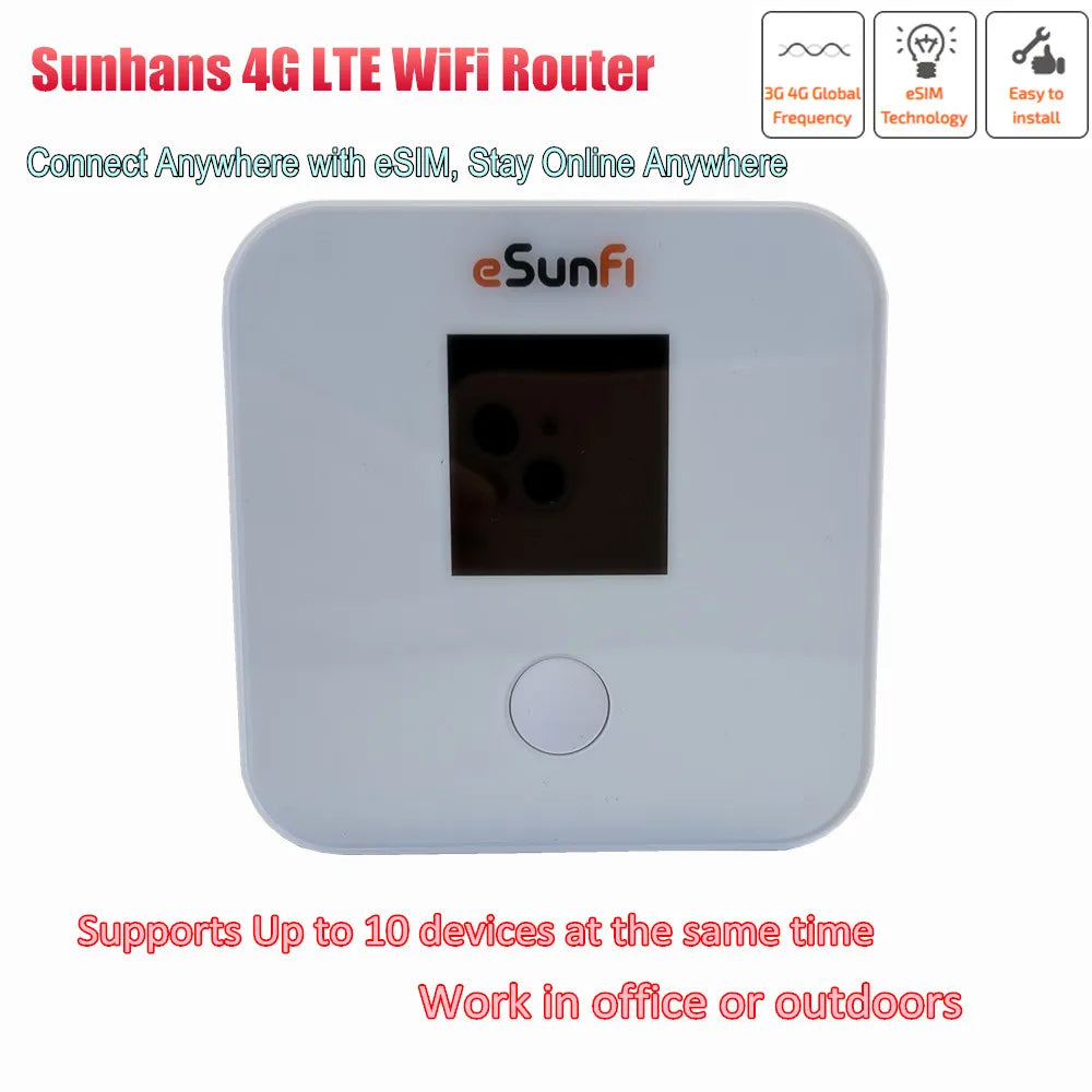 eSunFi eSIM Mobile WiFi Hotspot Sunhans Pocket mini