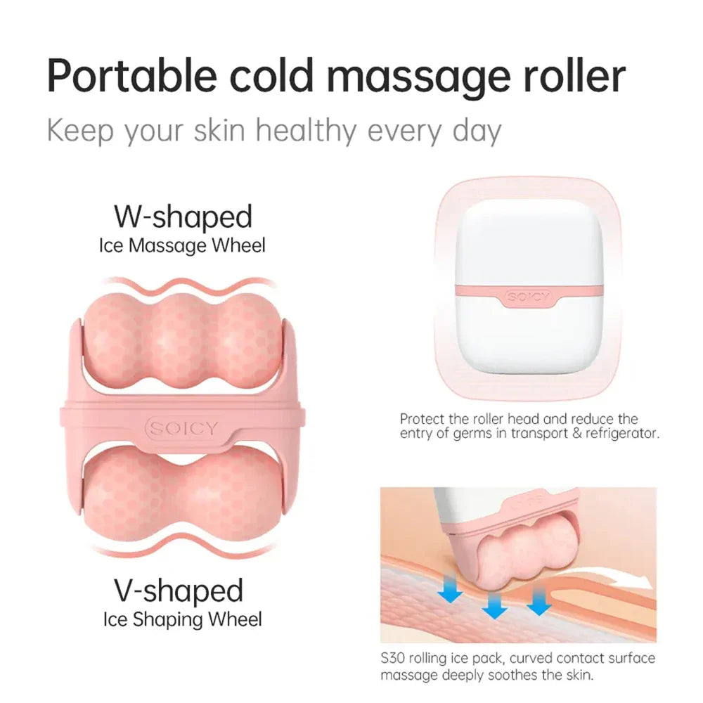 Soicy S30 2-in-1 Ice Roller Facial Massage For