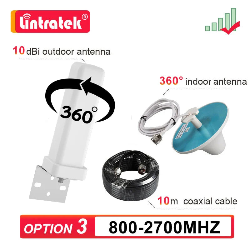 2G/3G/4G LTE GSM 360° Antenna Kit for Cell Signal Booster