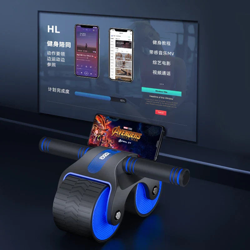 AB Wheel Roller Automatic Rebound Widened Double Wheel