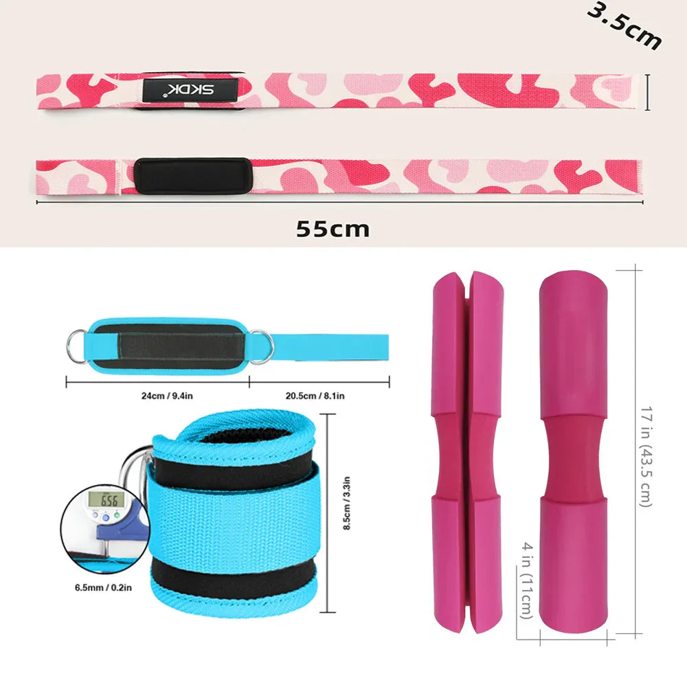 3 in 1 Barbell Pad Set Weightlifting Wrist