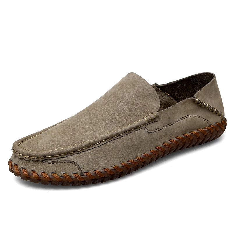 Genuine Leather Men Loafers Cow Leather Casual Shoes