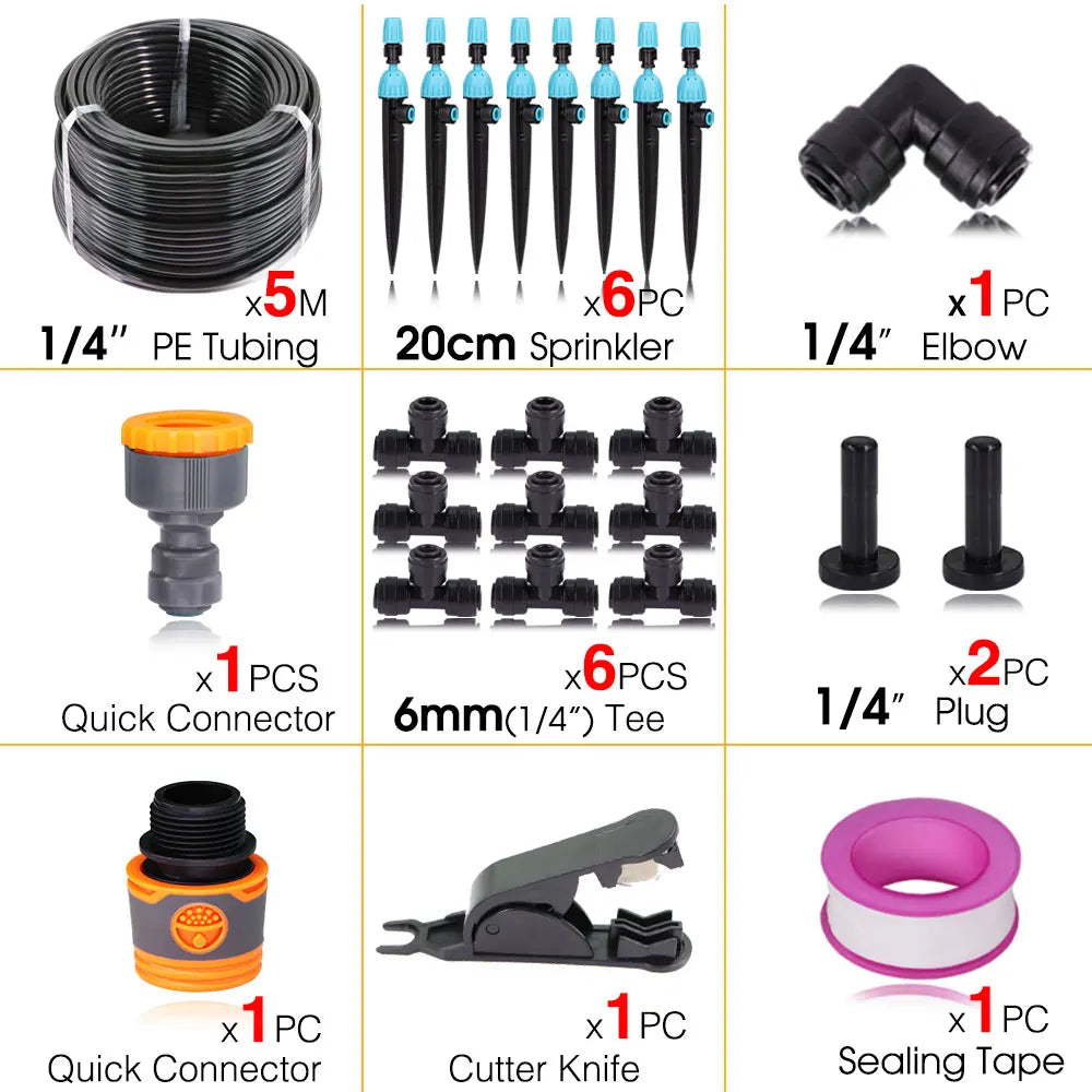Smart Wifi/Bluetooth Compatible Timer Watering Systems for Garden