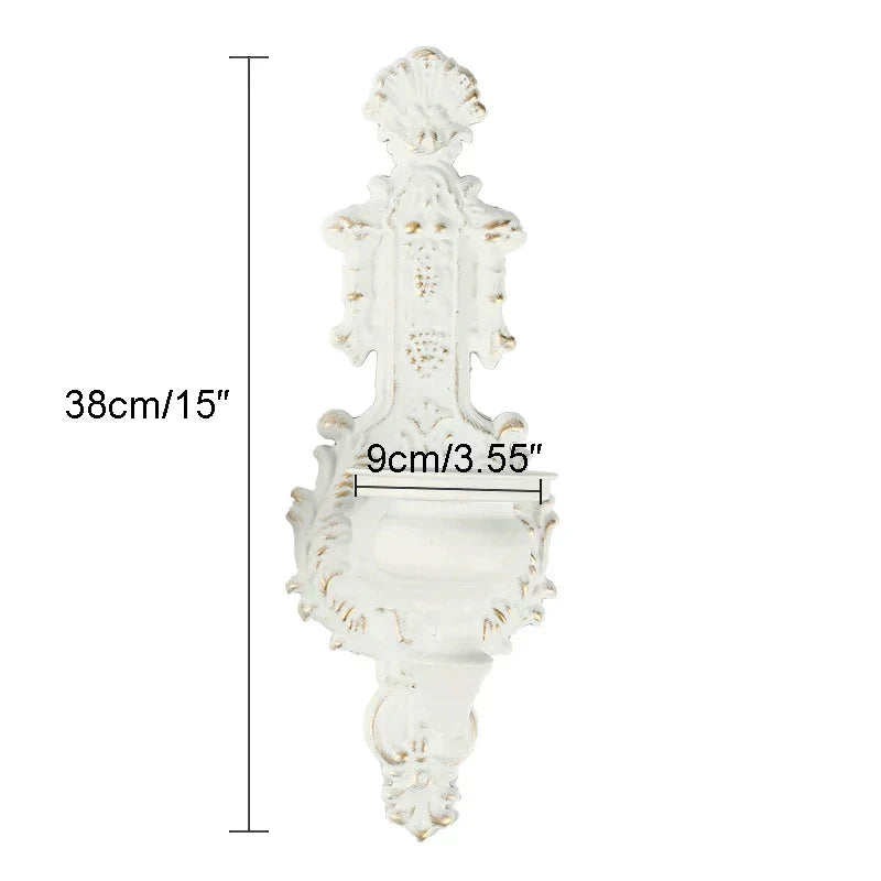 Gold Mounted Wall Candle Holder Tealight Hanging Wall