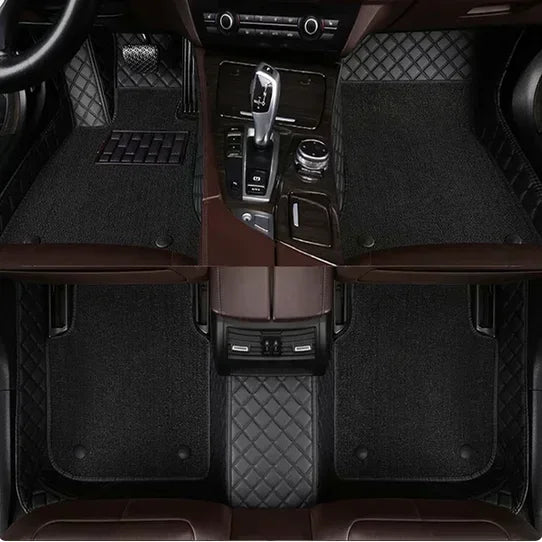 Customized Style Luxury Double Layer Car Floor Mat