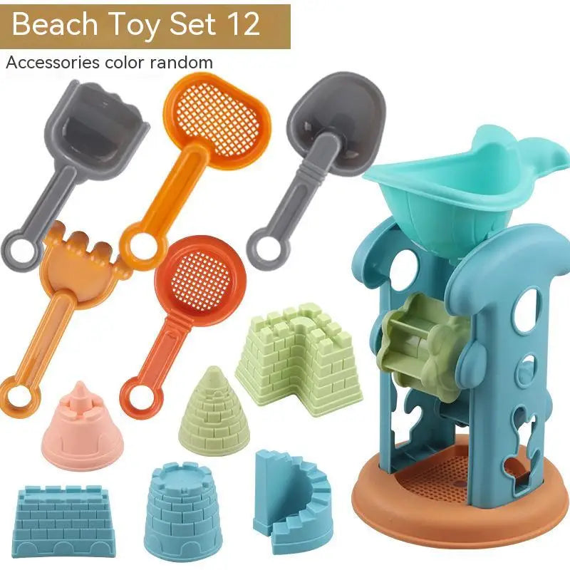 Beach Toys Sandbox Silicone Bucket Sand Toys Sandpit