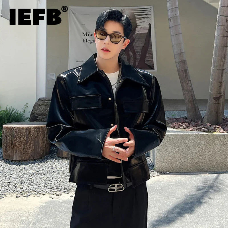 IEFB Elegance Men's Jackets Autumn New Trendy Male