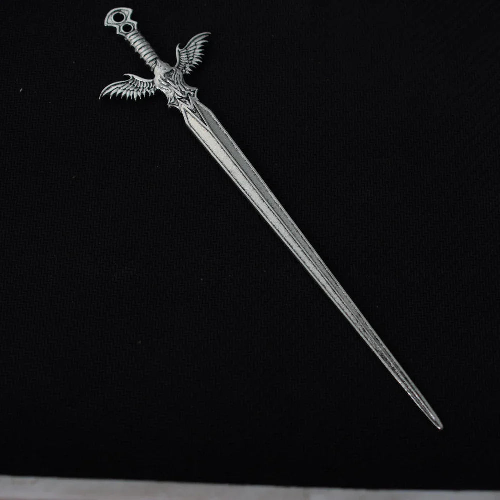 16cm Witch skull Hair Stick sword woman hair