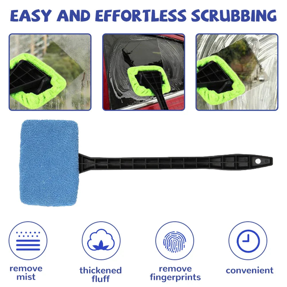 3PCSSet Auto Windshield Cleaning Brush Long Handle Car