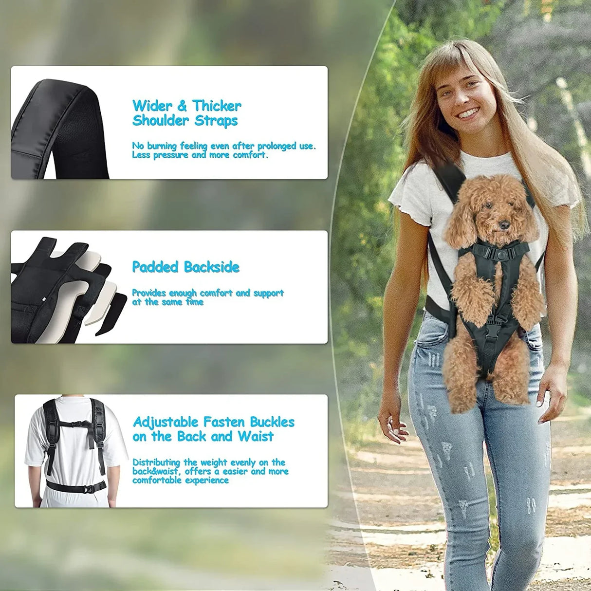 Pet Dog Carrier Bag Breathable Backpack For Dogs