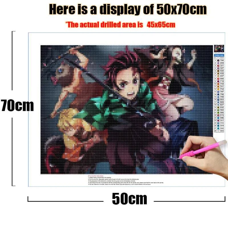 5D Diamond Painting Anime Role Diamond Mosaic Painting