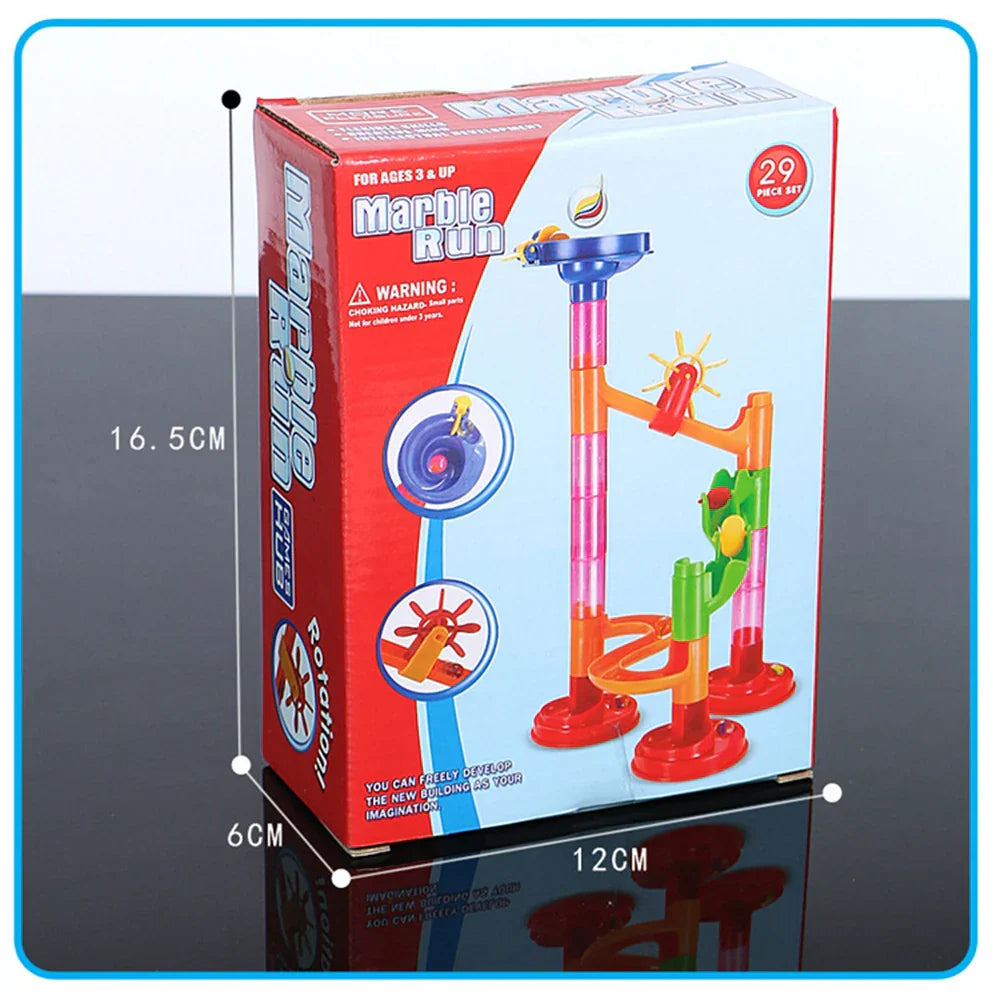 29pcs DIY Building Blocks Toy Funnel Slide Brick