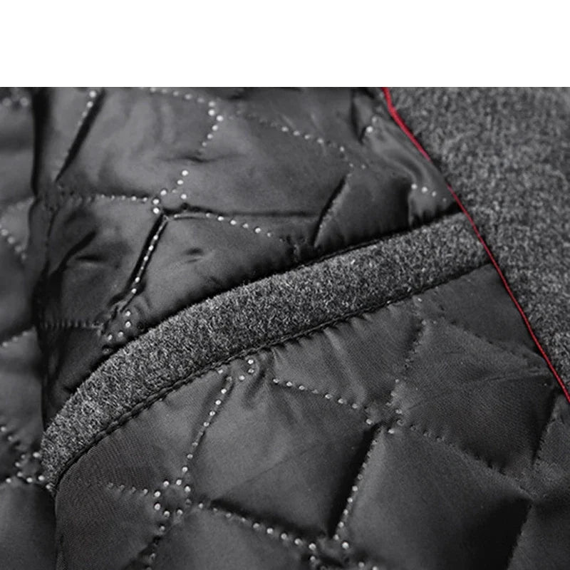 2024 Autumn and Winter Boutique Woolen Black Gray