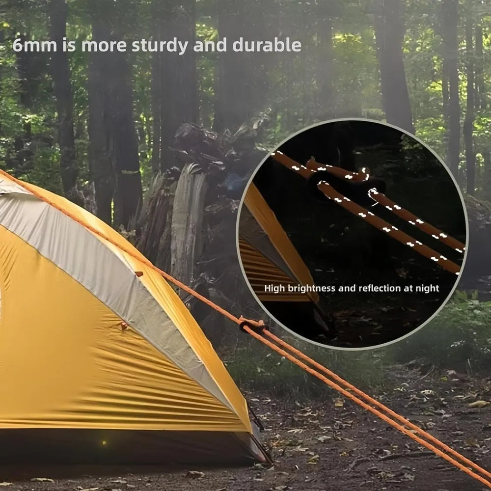Reflective Paracord 550 Cord 7 Strands 4mm Tent