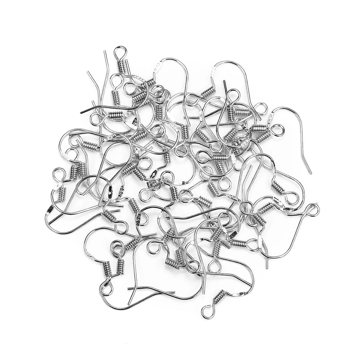 100300pcs Plated 925 Silver Earring Hook Kit Ear