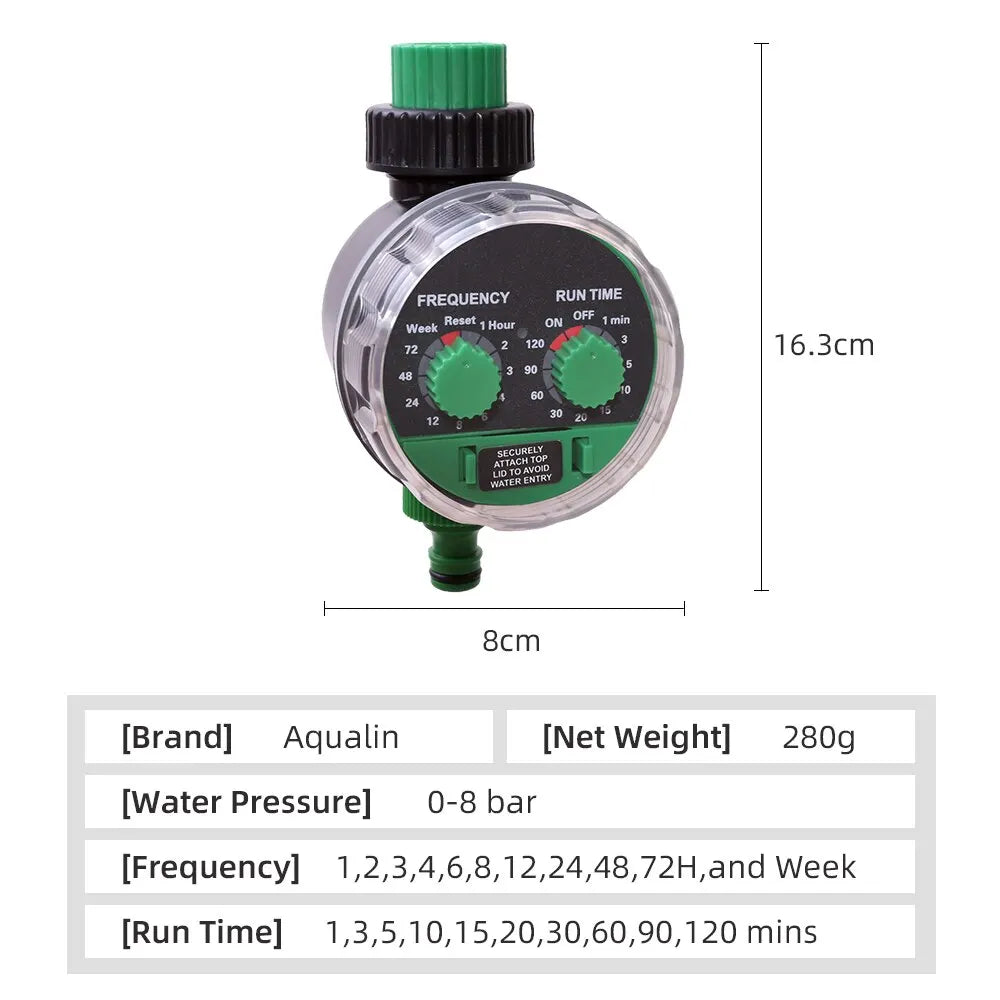 Garden Ball Valve Automatic Electronic Watering Timer Home