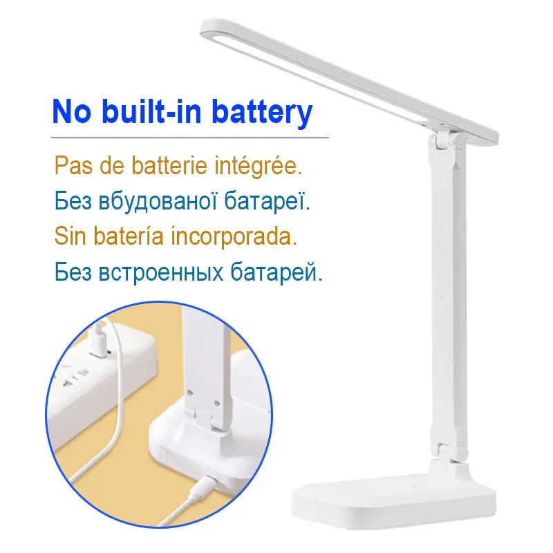 Table Lamp Eyes Protection Touch Dimmable LED Light