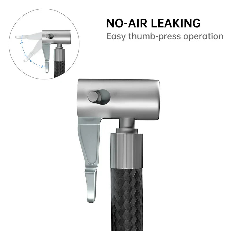 JF.EGWO Car Tire Inflator Hose Inflatable Air Pump