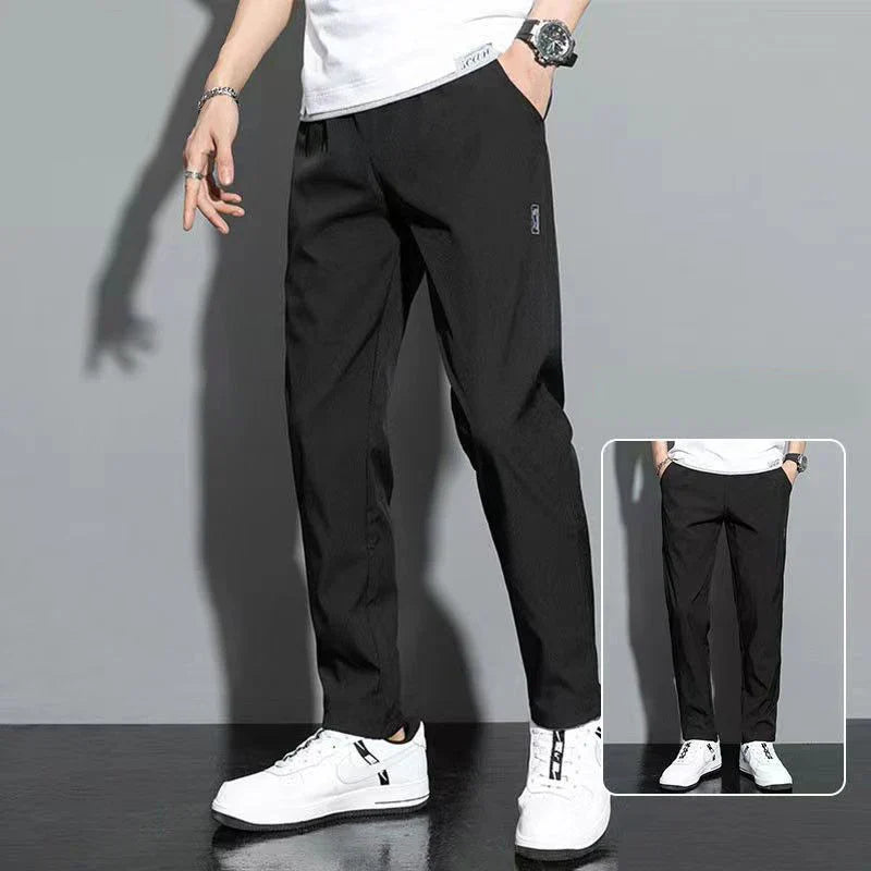 Men's Pants 2024 Casual Business Stretch Slim Fit