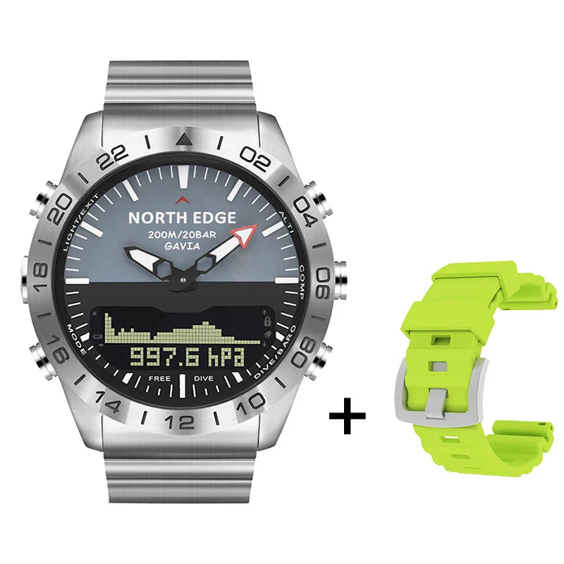 NORTH EDGE Men's Smart Business Leisure Waterproof Watch