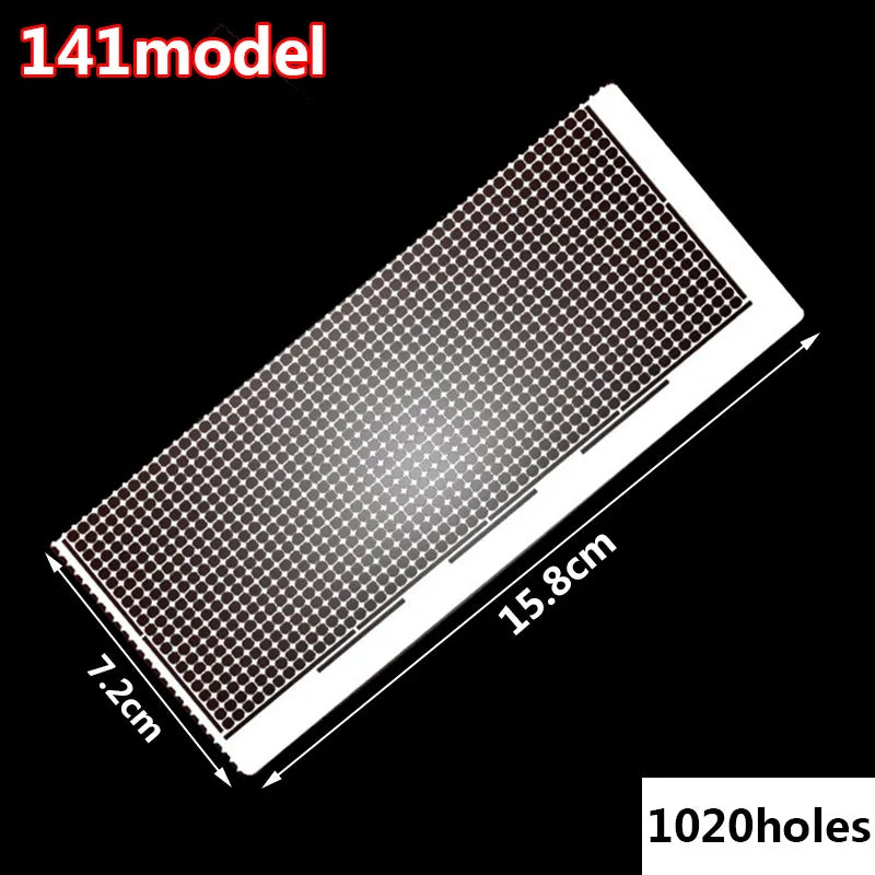 800/1020/2200holes Stainless Steel Ruler For Diamond Painting Embroidery