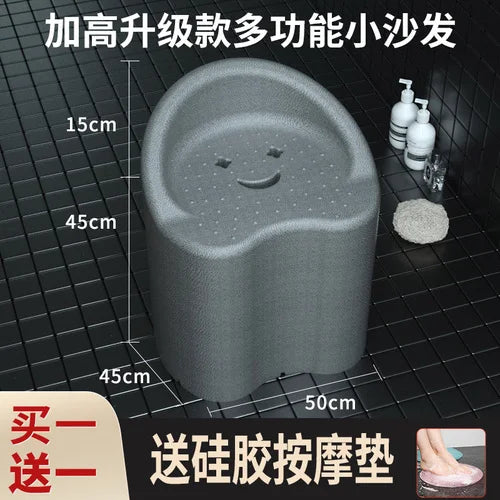 Small Portable Bathroom Chair Elderly Shower Vanity Medical
