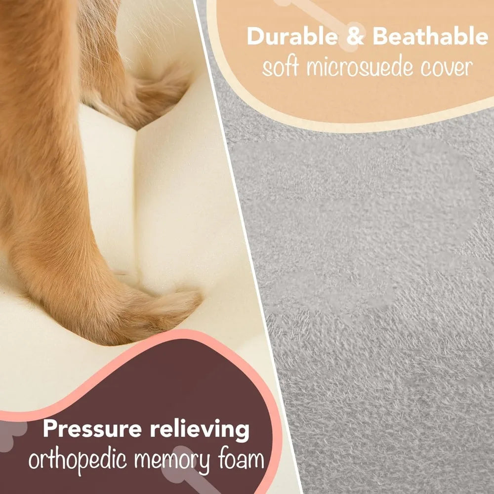 Orthopedic Dog Sofa Memory Foam Mattress Water Resistant