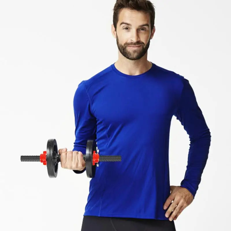 2pcs Umbbell Bars Durable Prime Dumbbell Handle Barbell