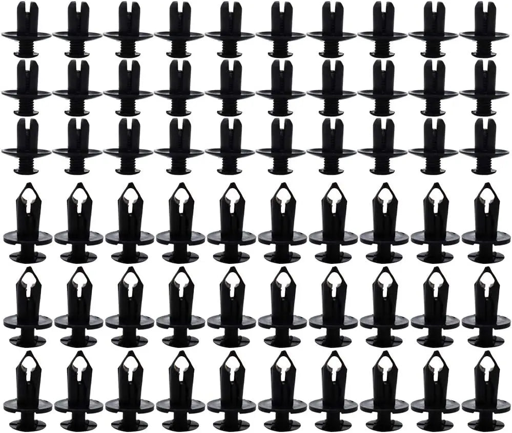 190Pcs Universal Plastic Fender Trim Panel Clips Set