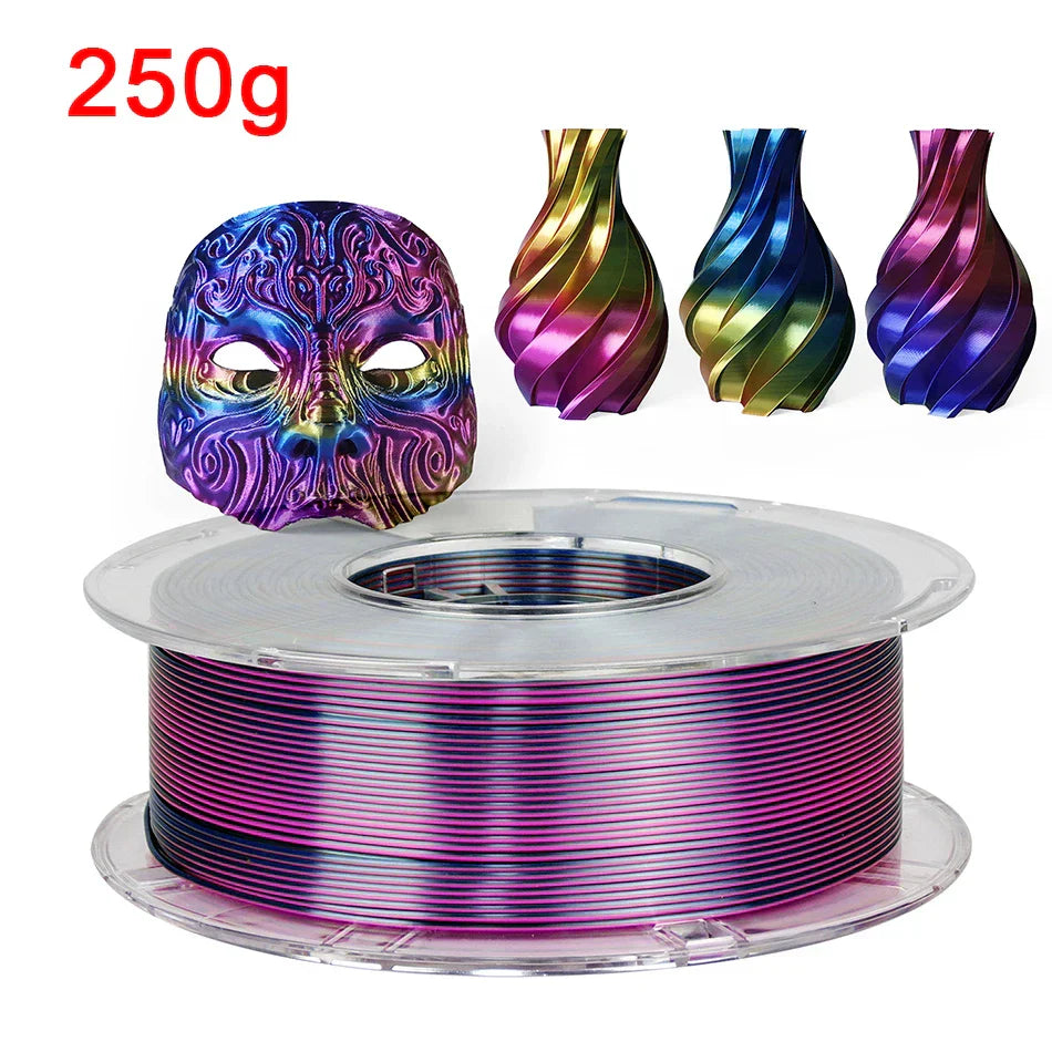 Tri-Color 3D Printer Filament PLA Silk Tricolor for