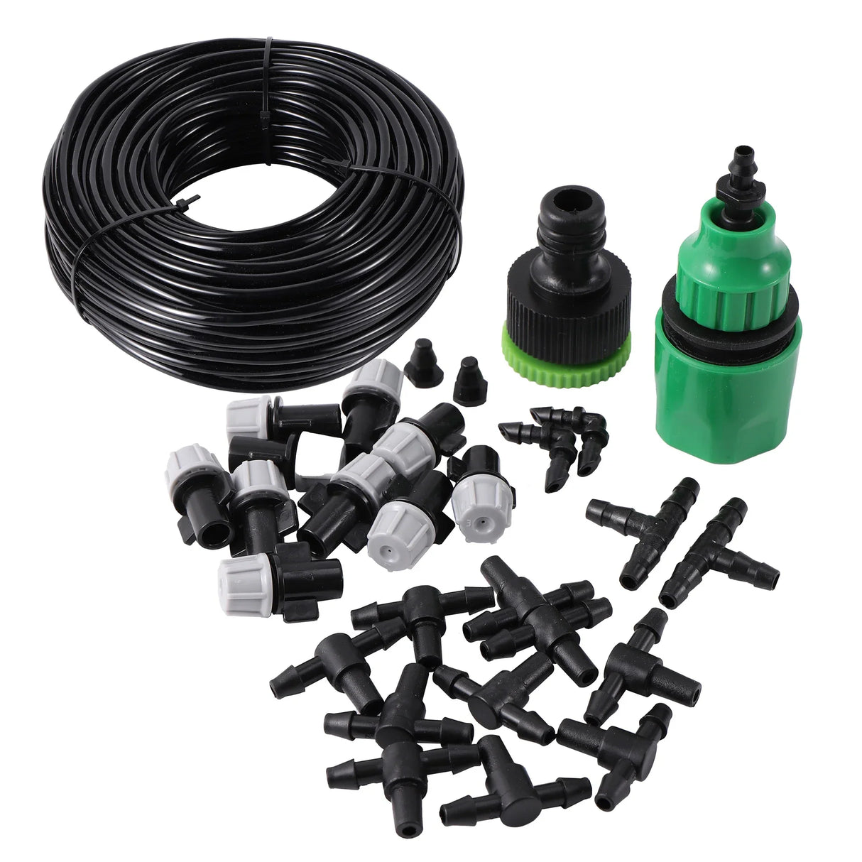 5M/10M Fog Nozzles Irrigation Kit Garden Hose Automatic