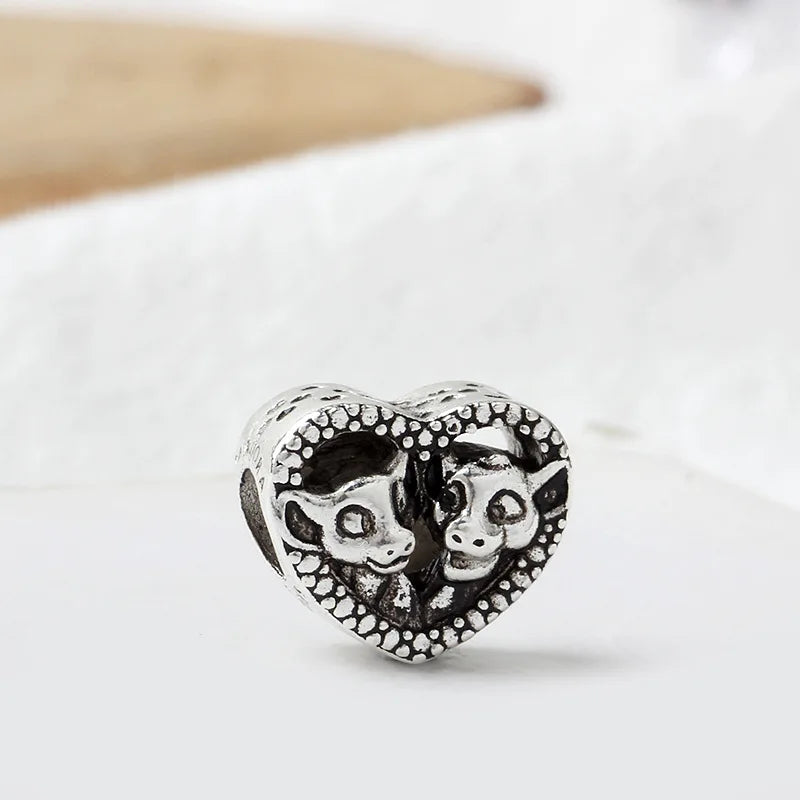 Disney Blue Enamel Ice Snow Olaf Pendant Fit