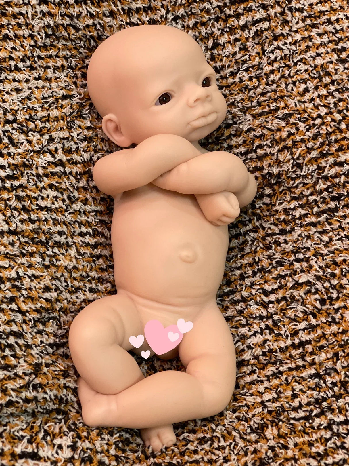 8 styles/28cm Cuddly Unpaint Solid Silicone Bebe Reborn