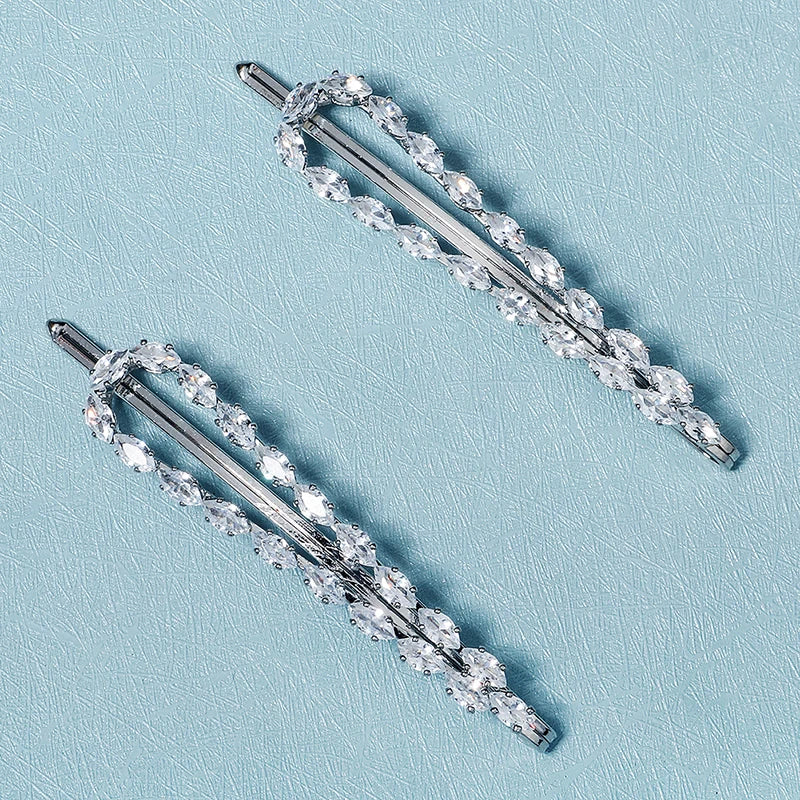 Miallo Fashion Rhinestone Hair Clips for Women Girls